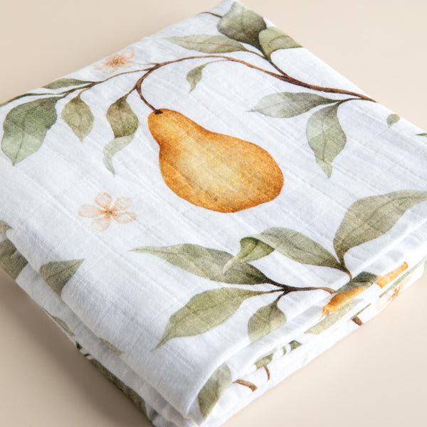 Whimsical Pear Swaddle