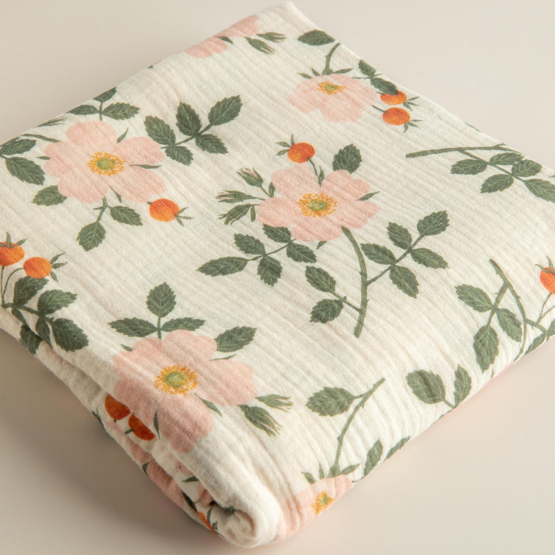 Rose Sauvages Swaddle