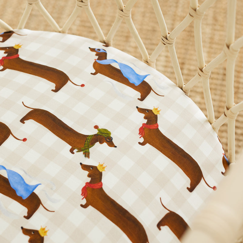 Silly Sausage Bassinet Sheet