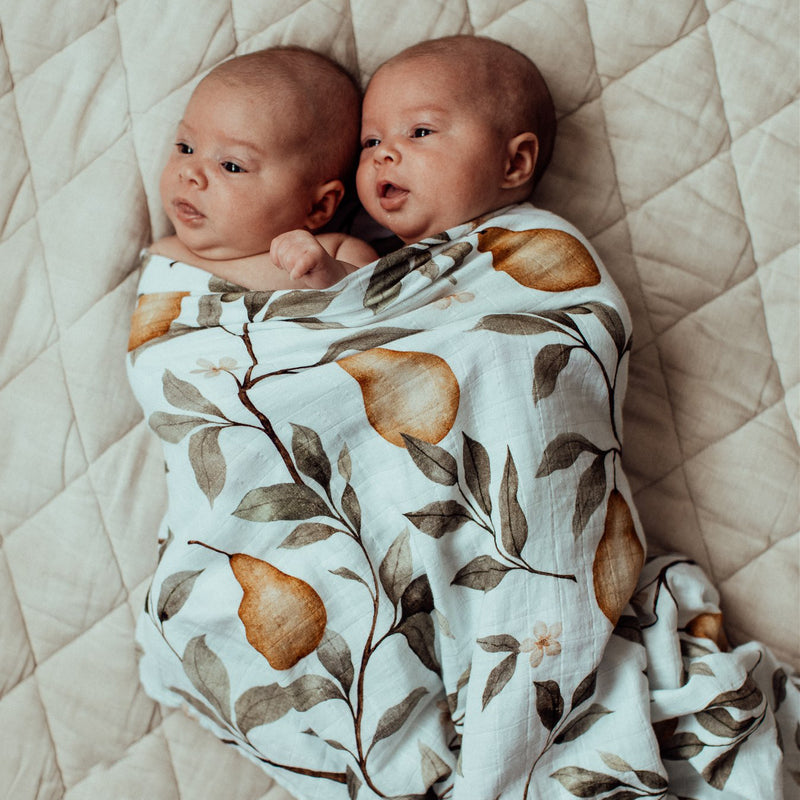 Whimsical Pear Swaddle